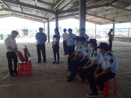 Huấn luyện PCCC tại Nhà máy sumida